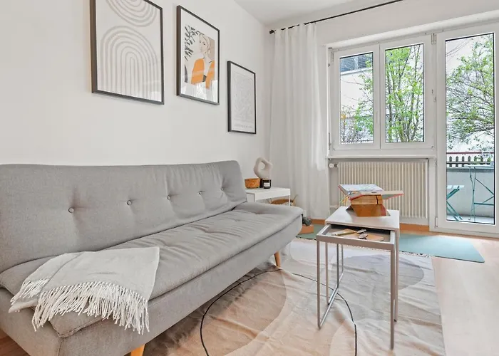 Close To & Balcony 1 Bdr Wollishofen Self Check In * Curych